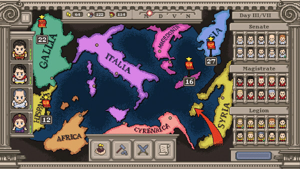 Игра Long Live Caesar, скриншот