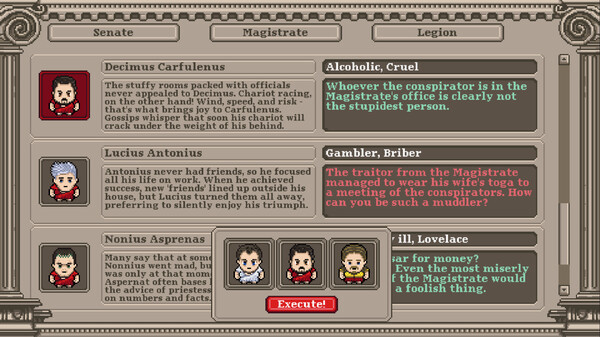 Игра Long Live Caesar, скриншот