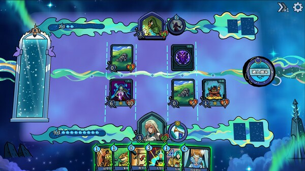 Игра Looper Tactics: Tower and Sea DLC, скриншот