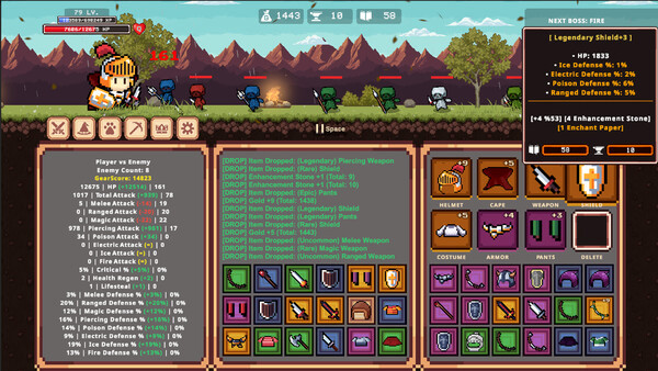 Игра Loot of Idle, скриншот