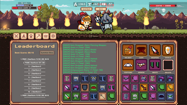 Игра Loot of Idle, скриншот