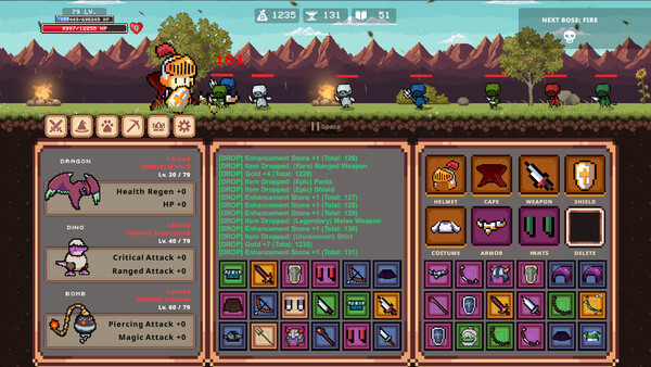 Игра Loot of Idle, скриншот