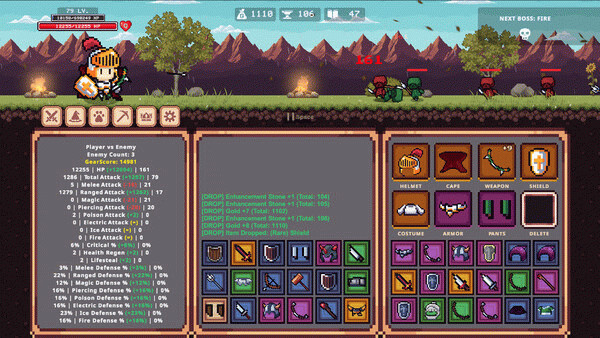 Игра Loot of Idle, скриншот