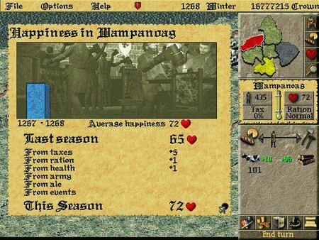 Игра Lords of the Realm II, скриншот