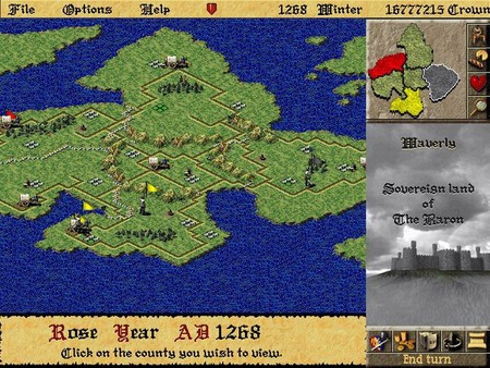 Игра Lords of the Realm II, скриншот