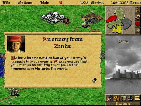 Игра Lords of the Realm II, скриншот