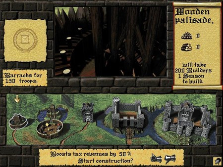 Игра Lords of the Realm II, скриншот