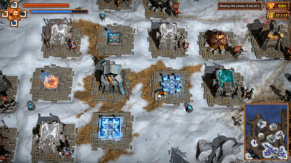 Игра Lornsword Winter Chronicle, скриншот