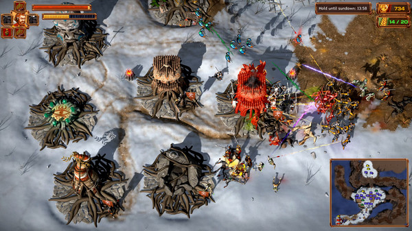 Игра Lornsword Winter Chronicle, скриншот