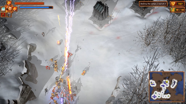 Игра Lornsword Winter Chronicle, скриншот