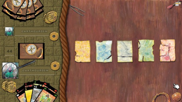 Игра Lost Cities, скриншот