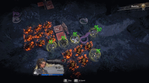 Игра Lost Eidolons: Veil of the Witch, скриншот