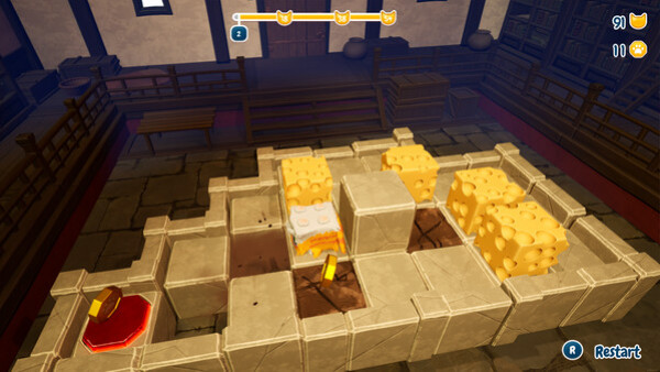 Игра Lost in Cheese, скриншот