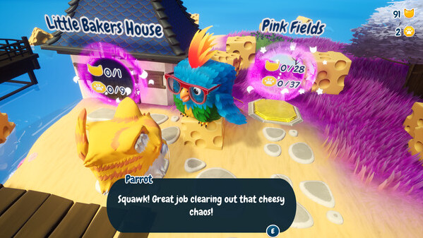 Игра Lost in Cheese, скриншот