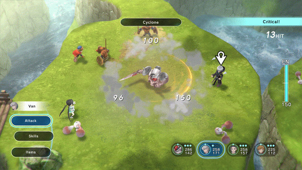 Игра LOST SPHEAR, скриншот