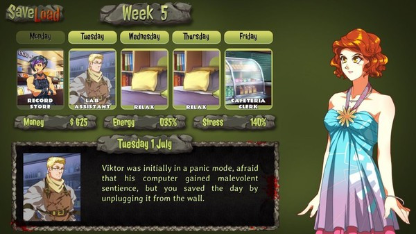 Игра Love Bites, скриншот
