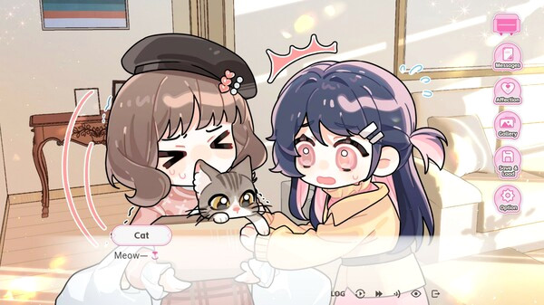 Игра 不恋爱就完蛋了Love Curse: Find Your Soulmate, скриншот