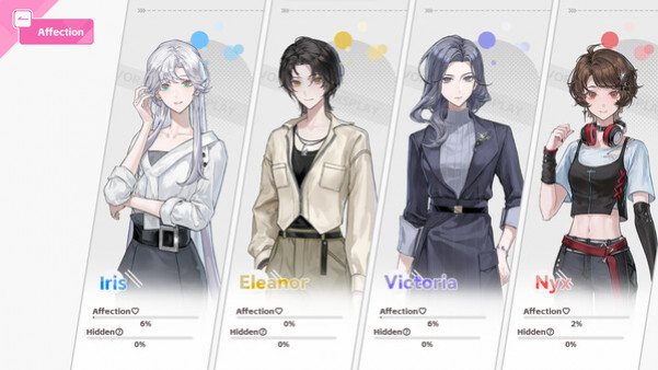 Игра 不恋爱就完蛋了Love Curse: Find Your Soulmate, скриншот