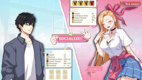 Игра Love n Life: Happy Student, скриншот