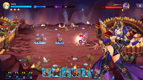 Игра Love n War: Hero by Chance, скриншот