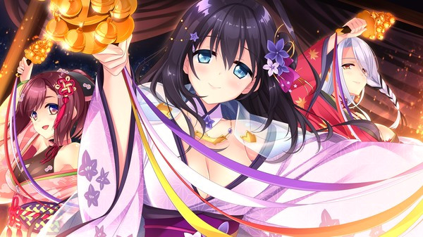 Игра LoveKami -Healing Harem-, скриншот