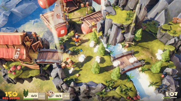 Игра Lumberhill, скриншот