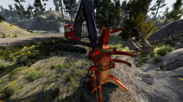 Игра Lumberjack Simulator - Tracked feller, скриншот