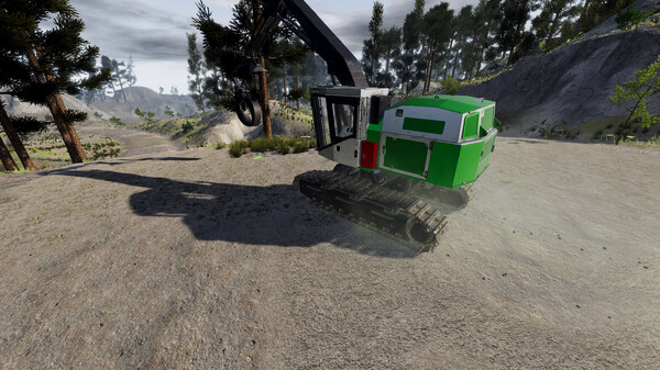 Игра Lumberjack Simulator - Tracked loader, скриншот