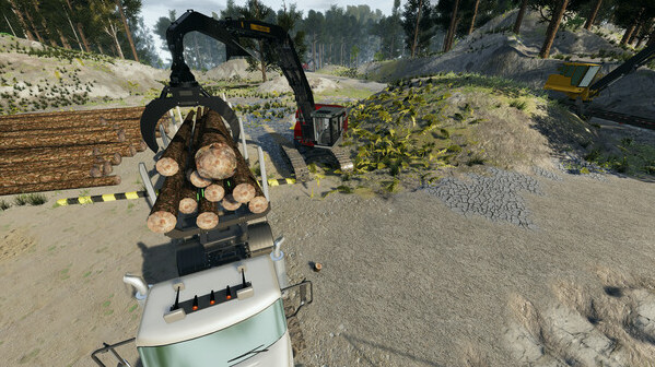 Игра Lumberjack Simulator - Tracked loader, скриншот