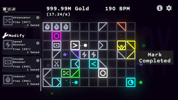 Игра Luminatory, скриншот