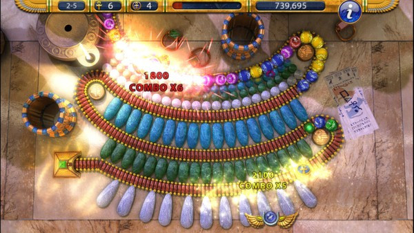 Игра Luxor 2 HD, скриншот