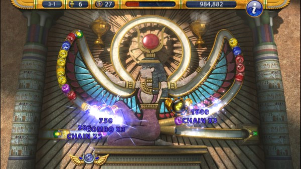 Игра Luxor 2 HD, скриншот