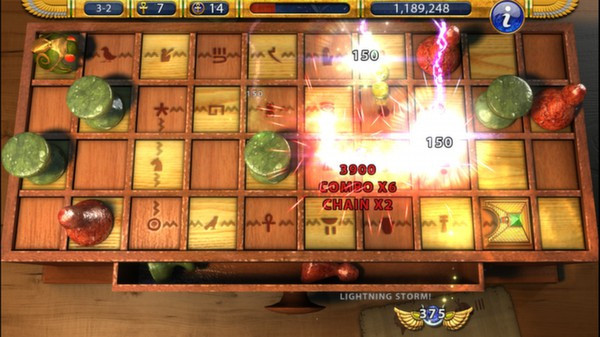 Игра Luxor 2 HD, скриншот
