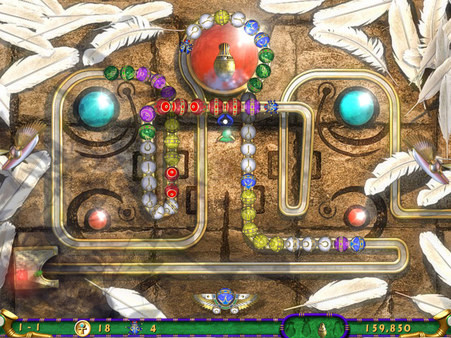 Игра Luxor 3, скриншот