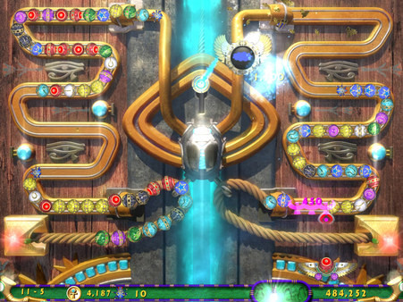 Игра Luxor 3, скриншот
