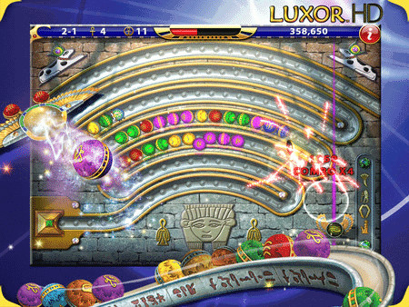 Игра Luxor HD, скриншот
