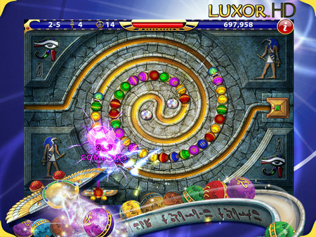 Игра Luxor HD, скриншот