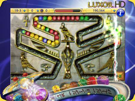 Игра Luxor HD, скриншот