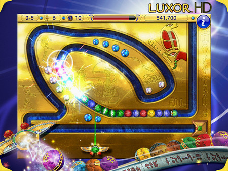 Игра Luxor HD, скриншот