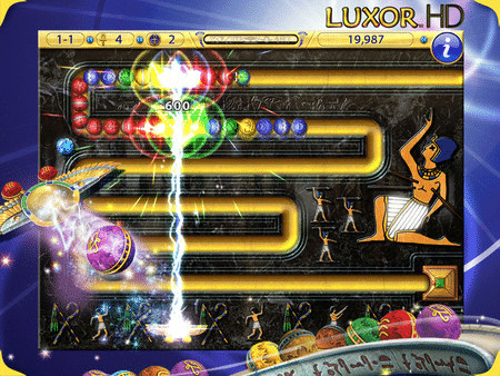 Игра Luxor HD, скриншот