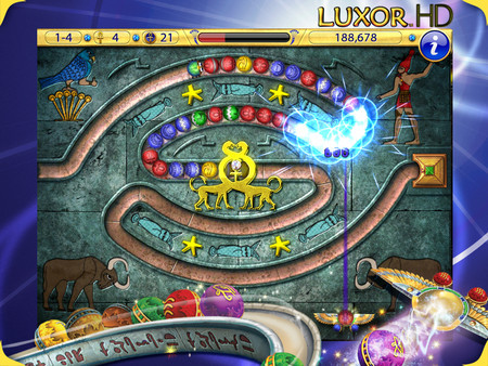 Игра Luxor HD, скриншот