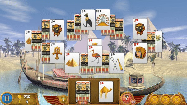 Игра Luxor Solitaire, скриншот