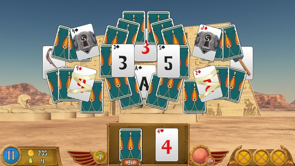 Игра Luxor Solitaire, скриншот