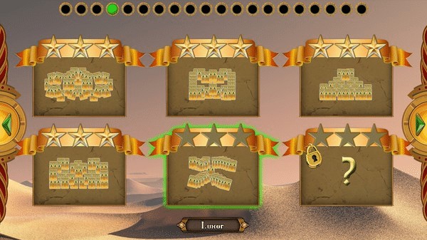 Игра Luxor Solitaire, скриншот