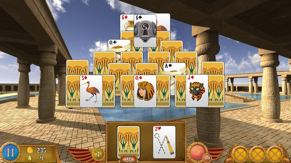 Игра Luxor Solitaire, скриншот