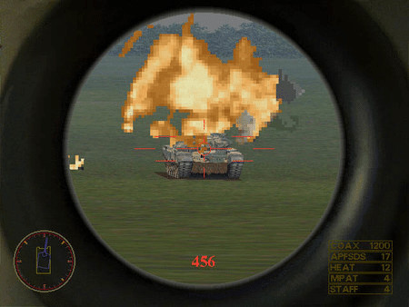 Игра M1 Tank Platoon II, скриншот