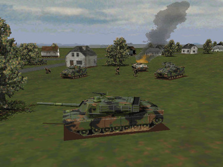 Игра M1 Tank Platoon II, скриншот
