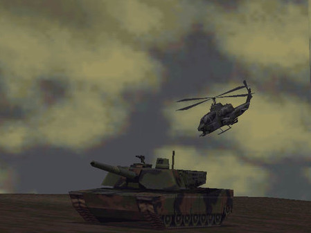 Игра M1 Tank Platoon II, скриншот