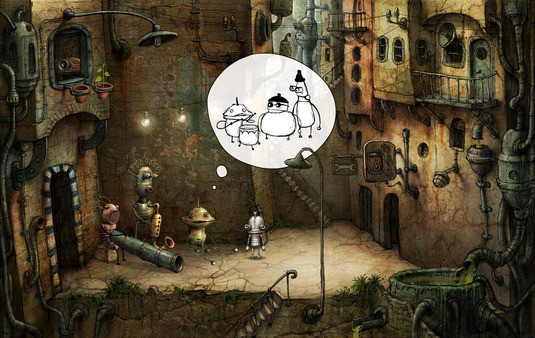 Игра Machinarium, скриншот