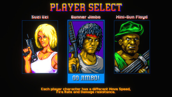 Игра Machine Gun Fury, скриншот